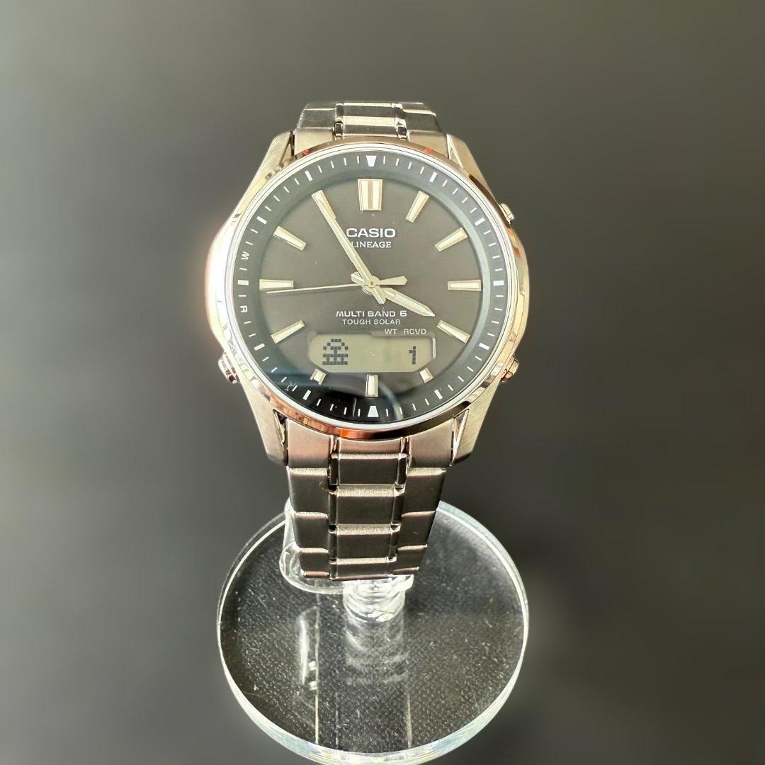 CASIO チタン 電波ソーラー LCW-M100TSE-1A LINEAGE