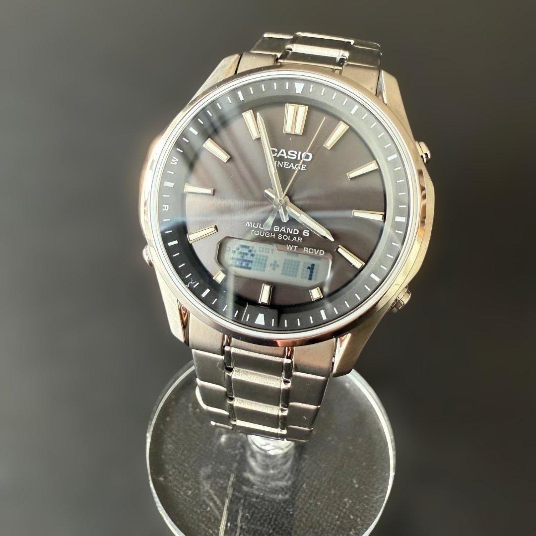 CASIO チタン 電波ソーラー LCW-M100TSE-1A LINEAGE
