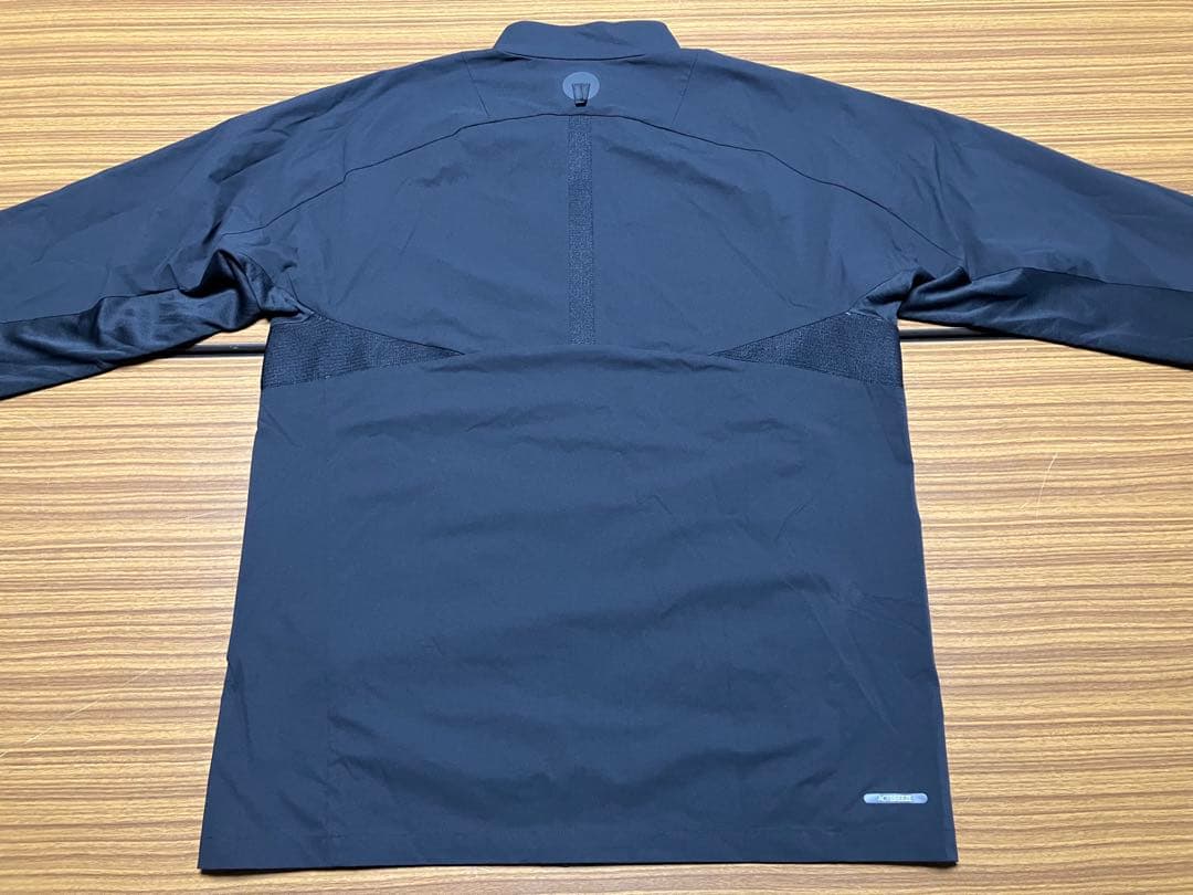 美品 アシックス ACTIBREEZEウーブンジャケット L 黒 SEIKOレア