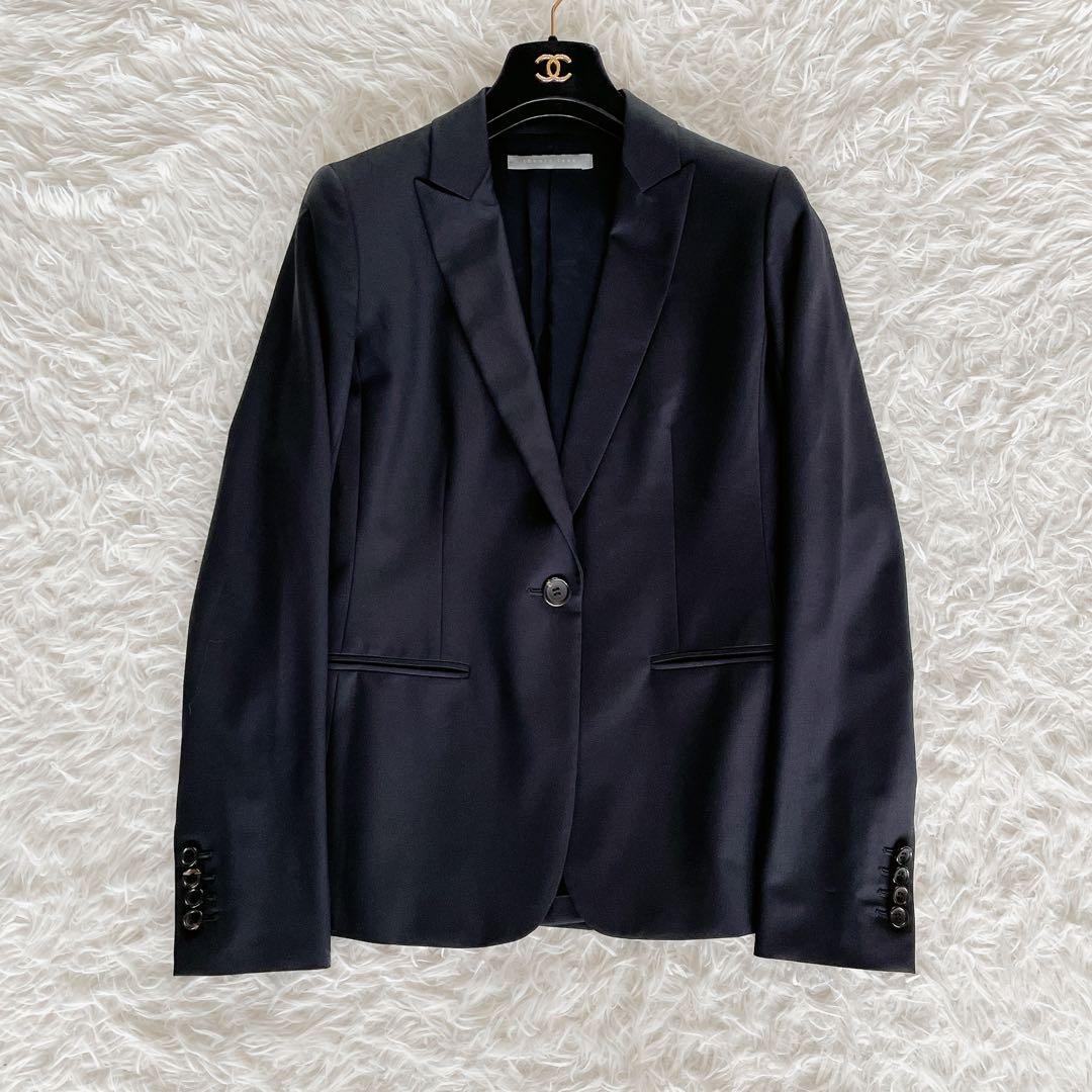 希少✨【セオリーリュクス】テーラードジャケットパンツスーツセットアップ ネイビー