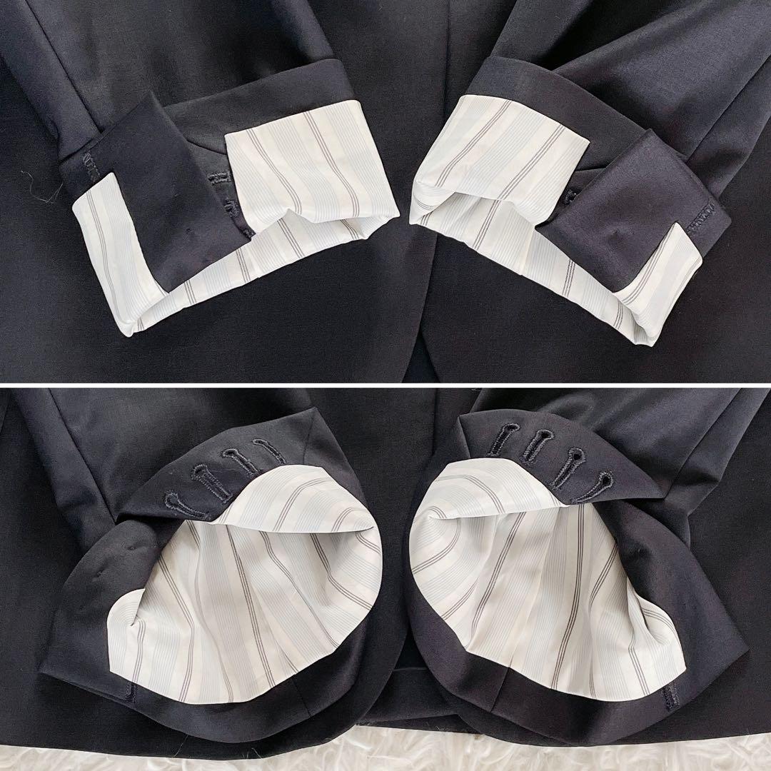 希少✨【セオリーリュクス】テーラードジャケットパンツスーツセットアップ ネイビー