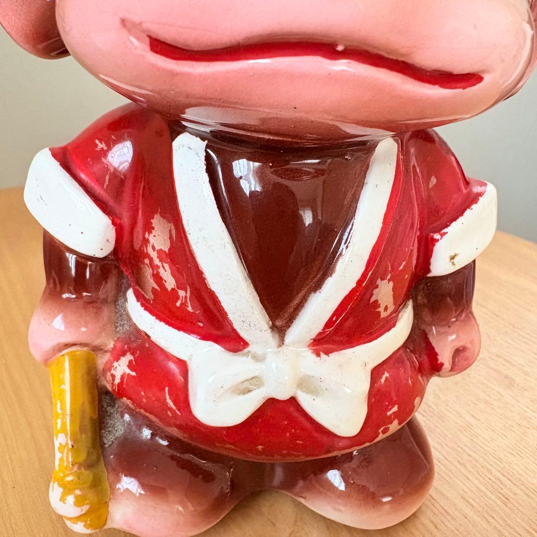 当時物 悟空の大冒険？ 陶器　貯金箱 詳細不明