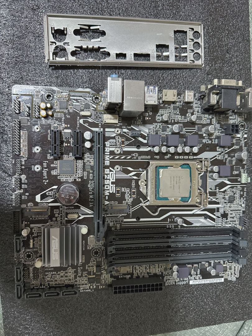 マザーボード ASUS B250M-A &Intel Core i7-7700K