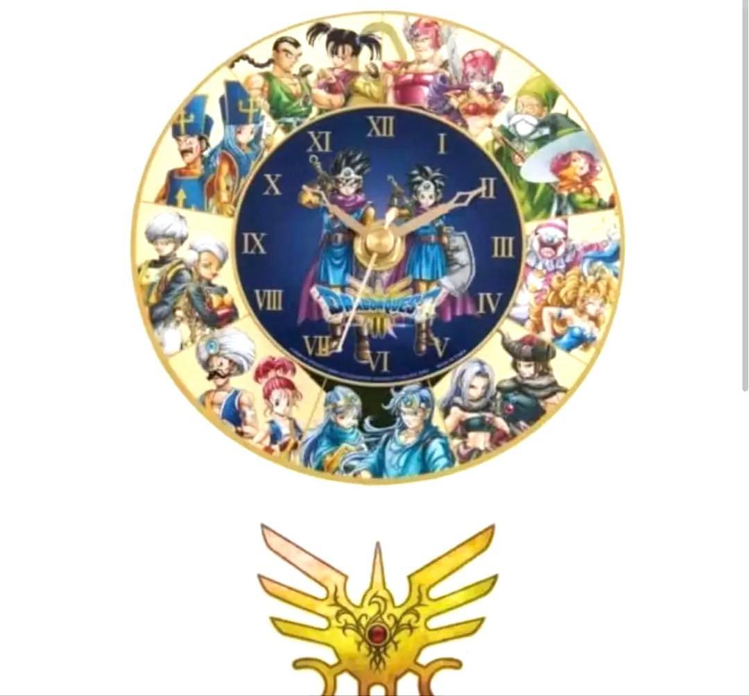 ドラゴンクエスト 壁掛け時計 HD-2D版 20cm