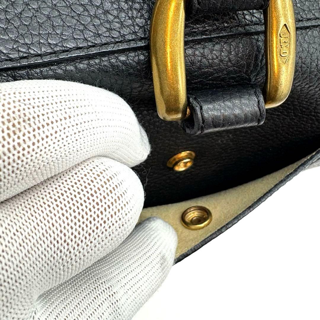 美品　J＆M DAVIDSON　ミニミア　ボストン　トートバッグ　レザー　黒