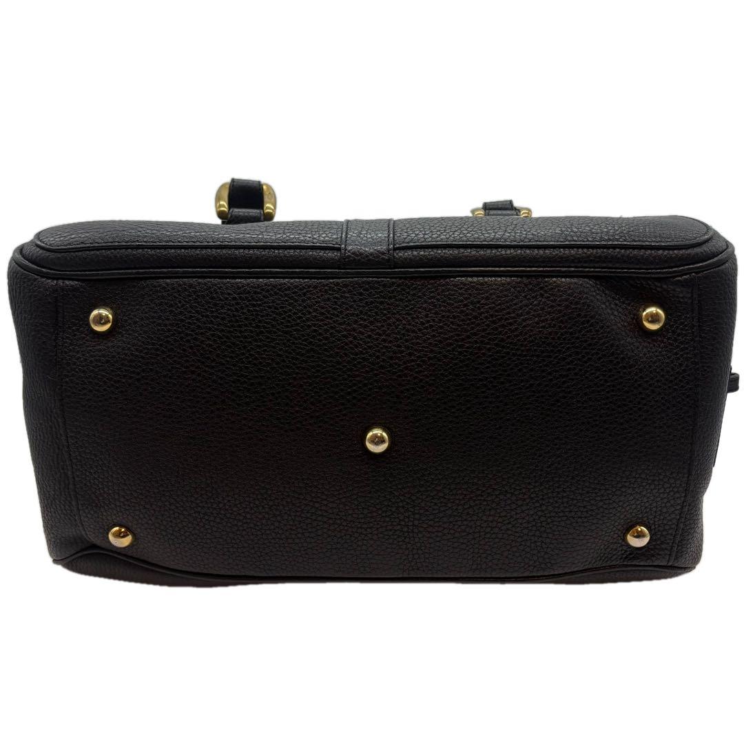 美品　J＆M DAVIDSON　ミニミア　ボストン　トートバッグ　レザー　黒