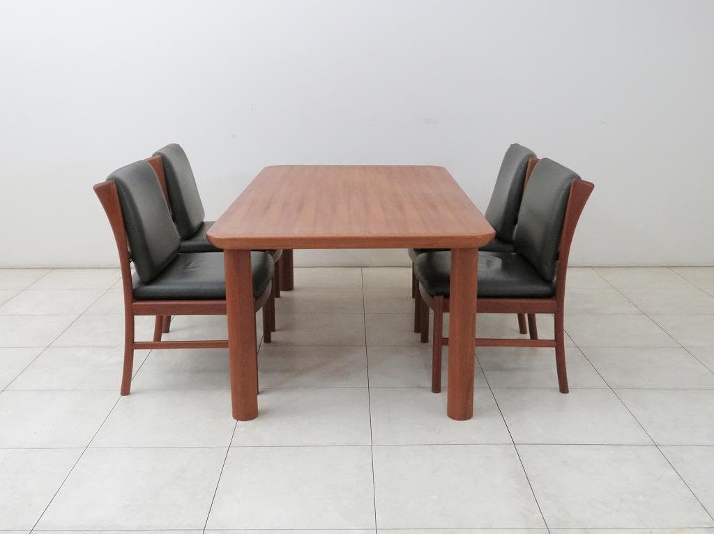 70’sヴィンテージ 日田工芸 ダイニング5点セット テーブル チェア チーク材