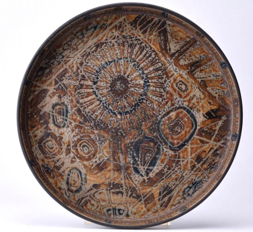 ロイヤルコペンハーゲン　バッカ　ラウンドディッシュ　ニルス・トーソン