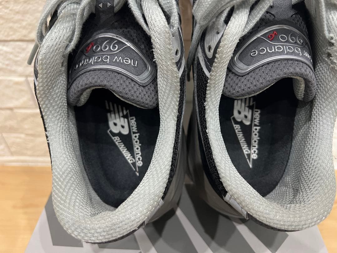 【美品】New Balance 990 ブラック/グレー