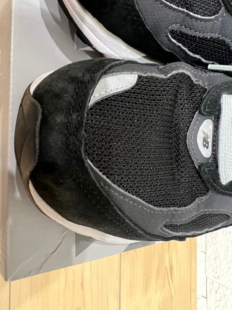 【美品】New Balance 990 ブラック/グレー