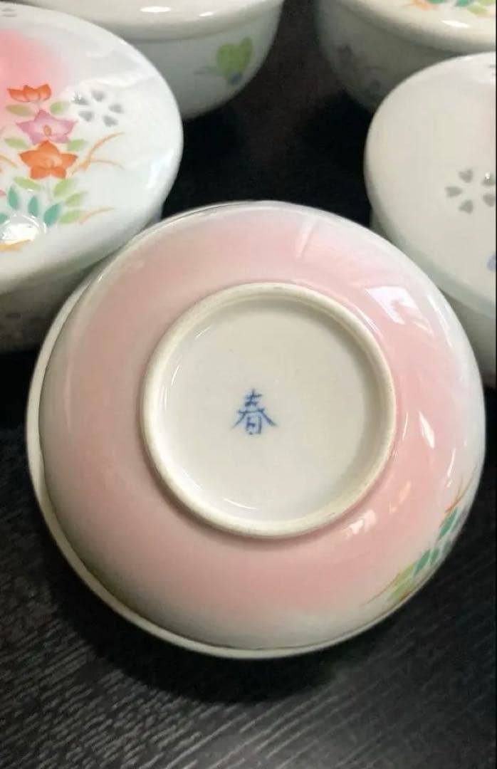 ★送料込★【有田焼・茶器フルセット】✰︎蓋付湯呑 銘々皿 茶たく✰︎28点セット