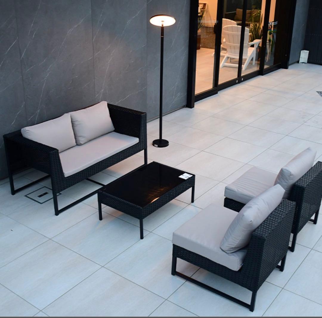 人工ラタン ソファセット 撥水加工クッション付き