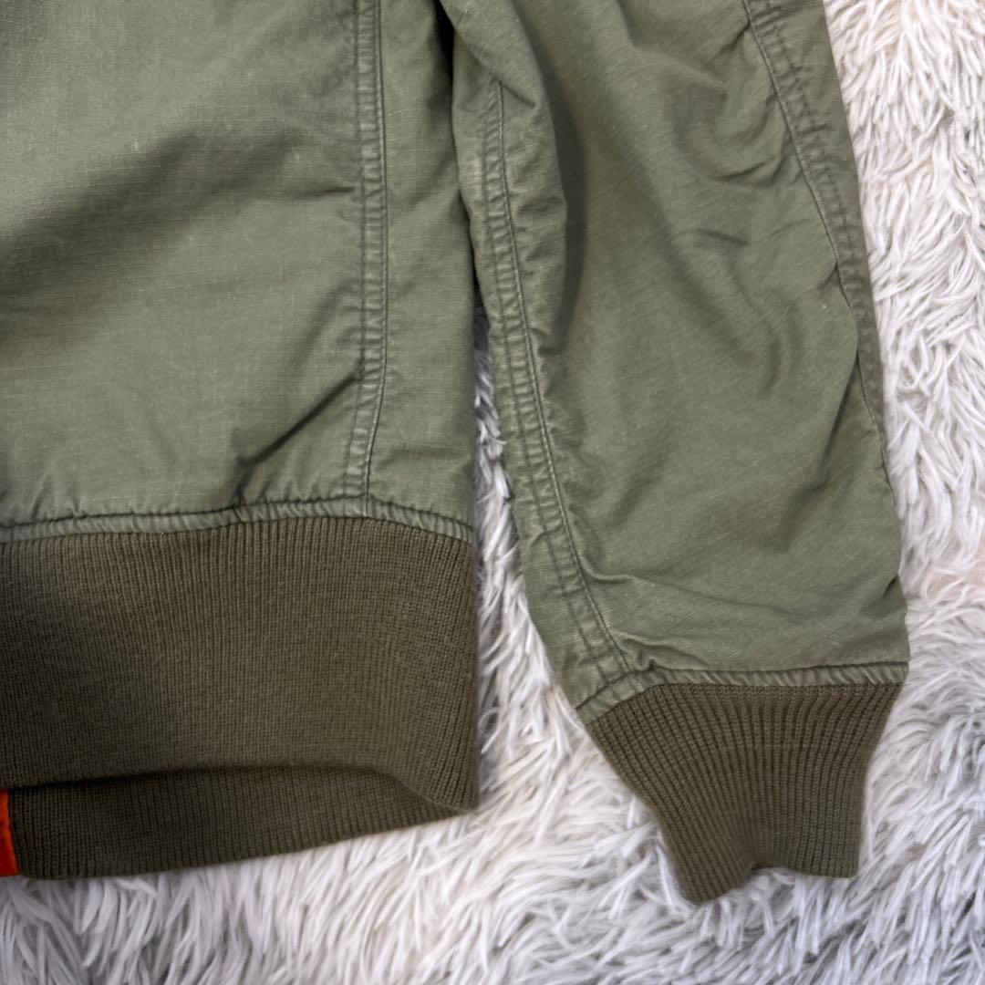 【美品】AVIREX MA-1フライトジャケット 35周年限定モデル Mサイズ