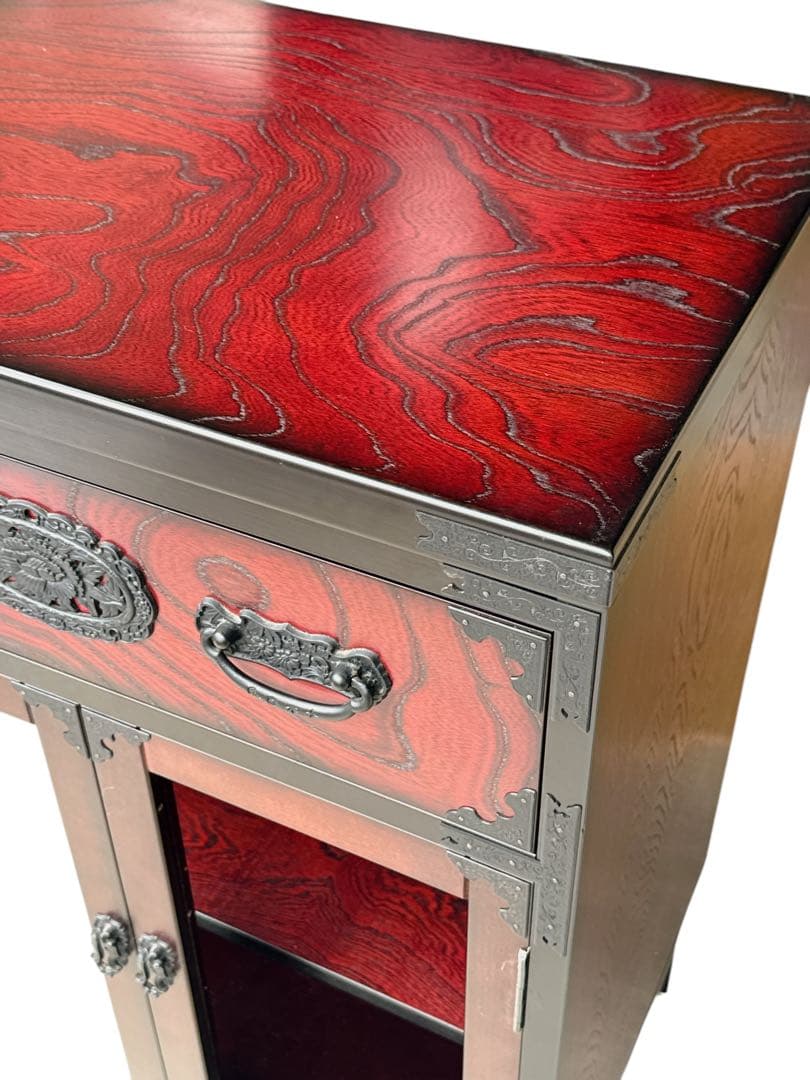 【訳アリ】美品　時代箪笥民芸家具レトロ社三丸家具工芸