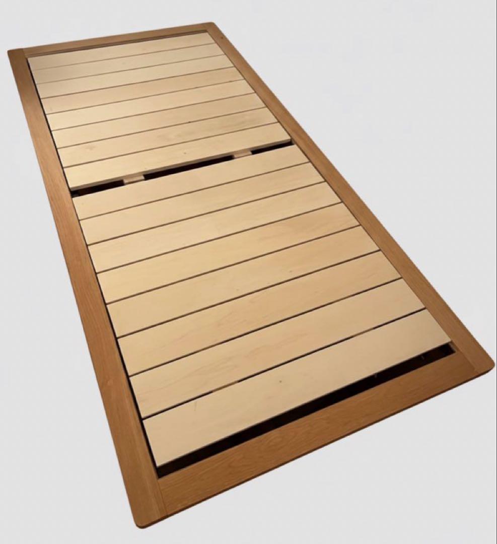 無印良品　木製　ベッドフレーム　マットレス　セット　シングル