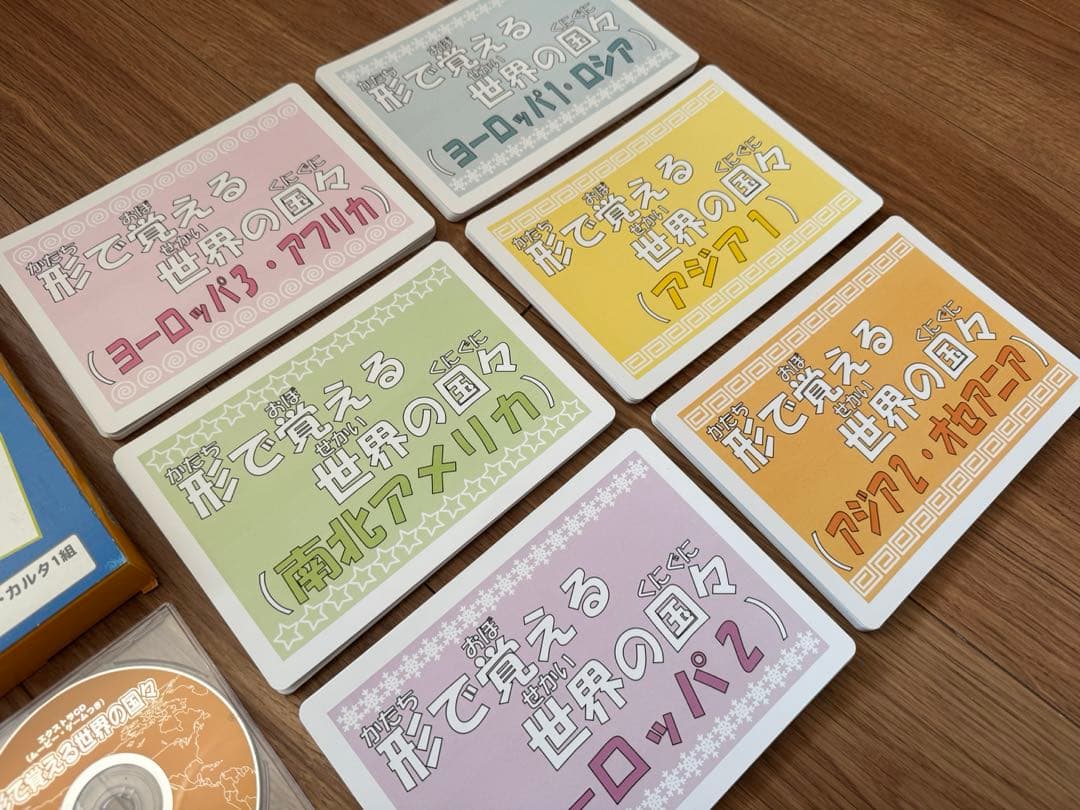 七田式　形で覚える世界の国々