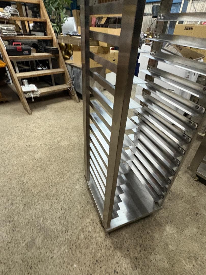 tanico タニコー ステンレスラック 16段 トレイラック 製菓 製パン