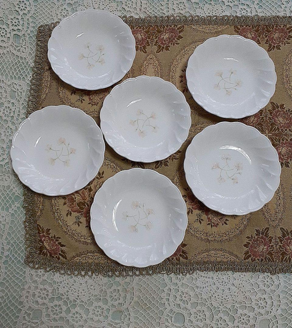 ノリタケ FLO's コレクション花柄サラダ皿 6枚１４センチ経口深さ3センチ