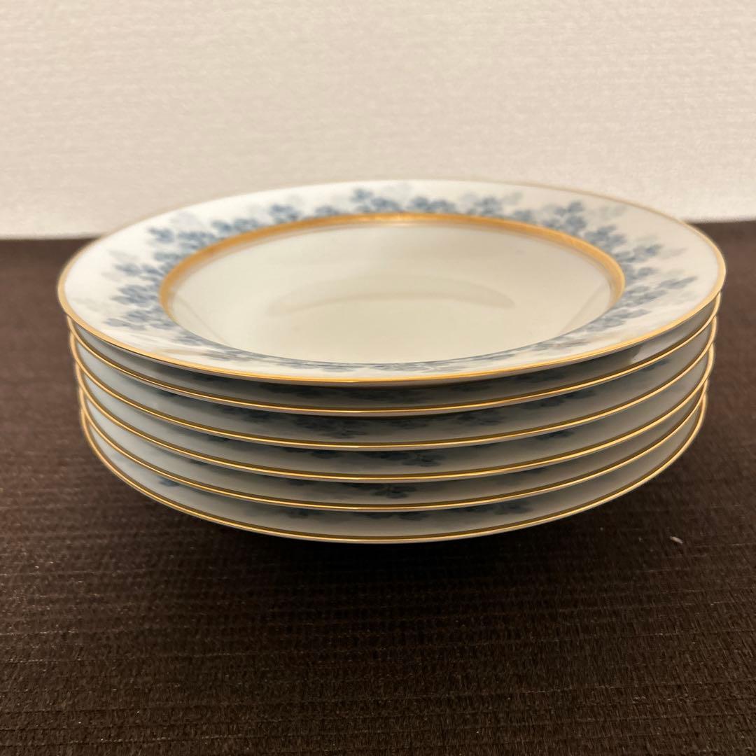 大倉陶園　リミテッドエディション　金彩　花柄　スーププレート　ディナープレート