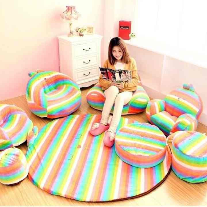 ぬいぐるみソファ椅子じゅうたんミニソファ8点セット002504