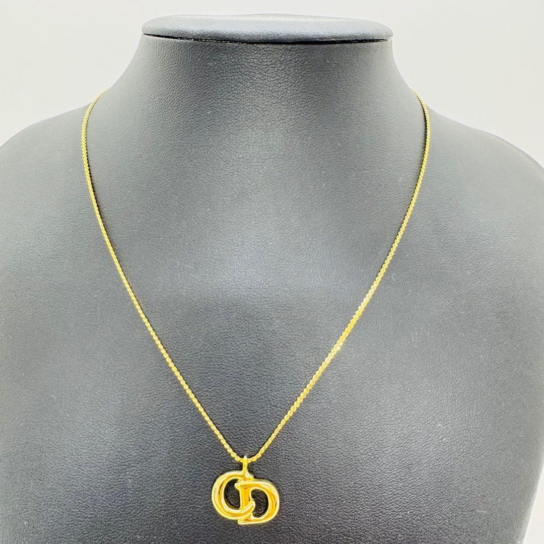 ✨Dior✨ディオール✨CDロゴ✨ゴールド✨メッキ✨ネックレス✨