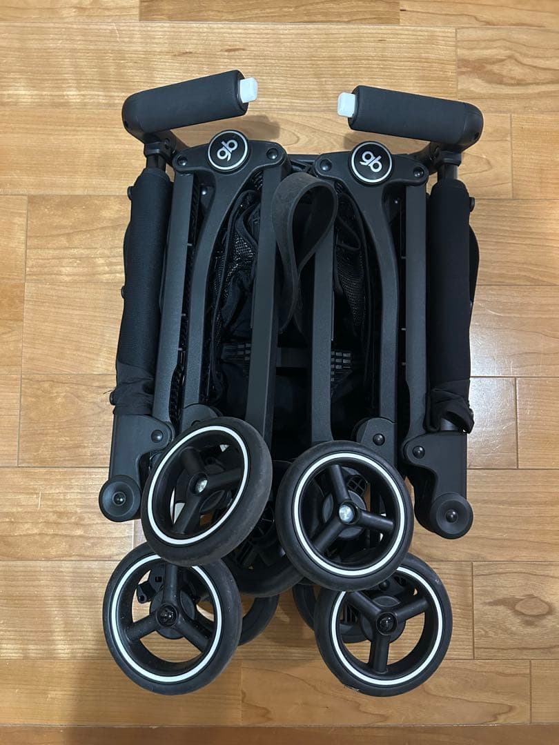 ブラック 折りたたみ式ベビーカー　ポキット