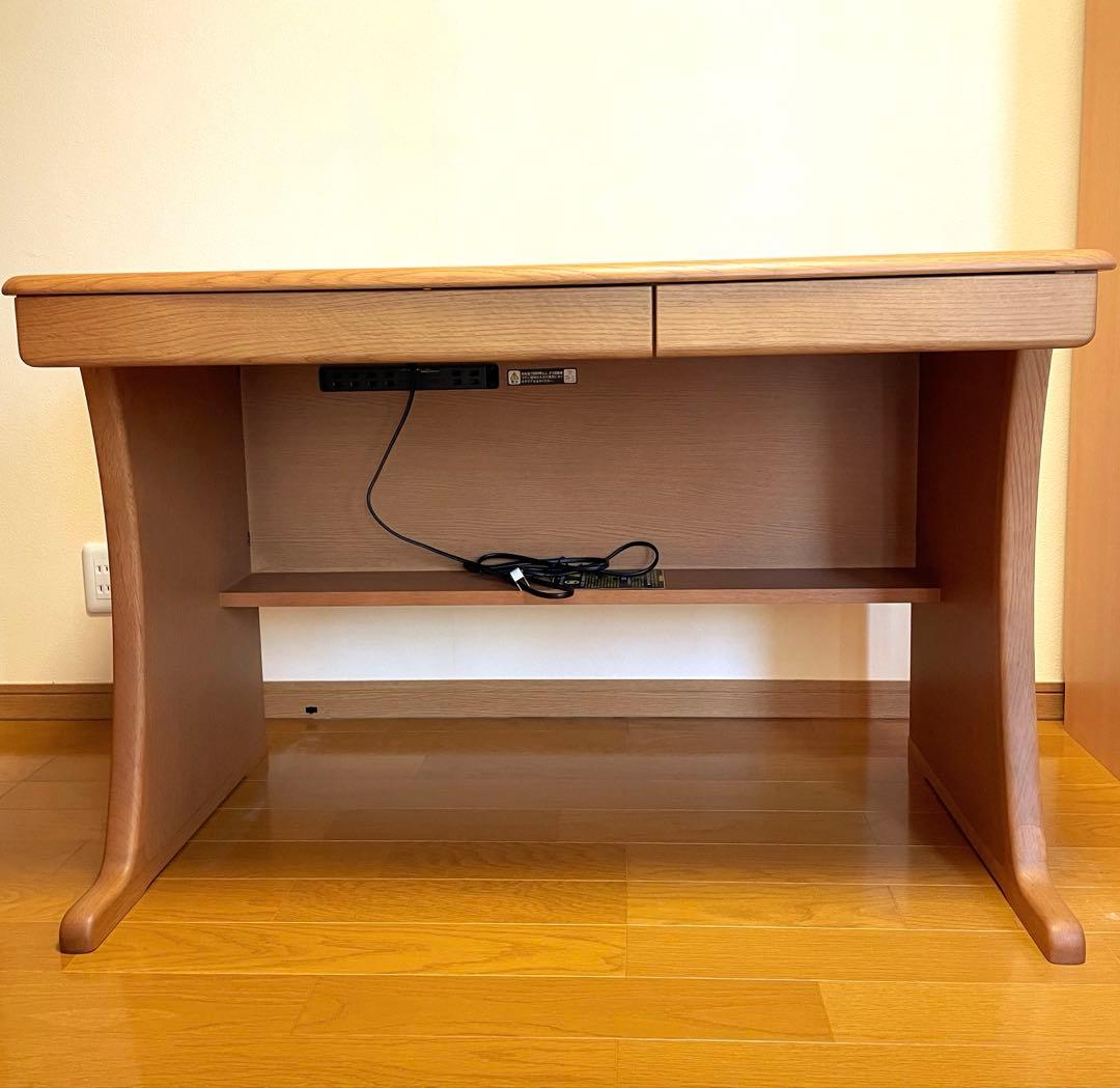 カリモク学習机① 机のみ　上置き本棚なし