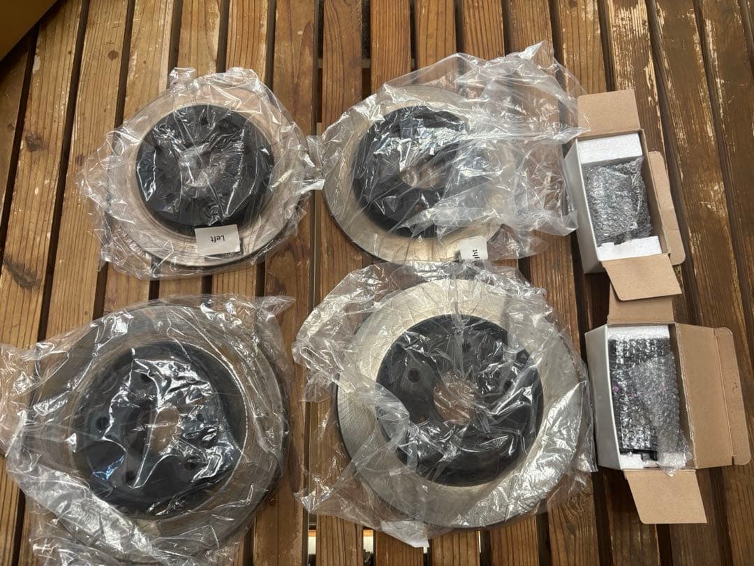 【新車外し】スイフトスポーツ 純正 フロント、リアブレーキローター、パッド