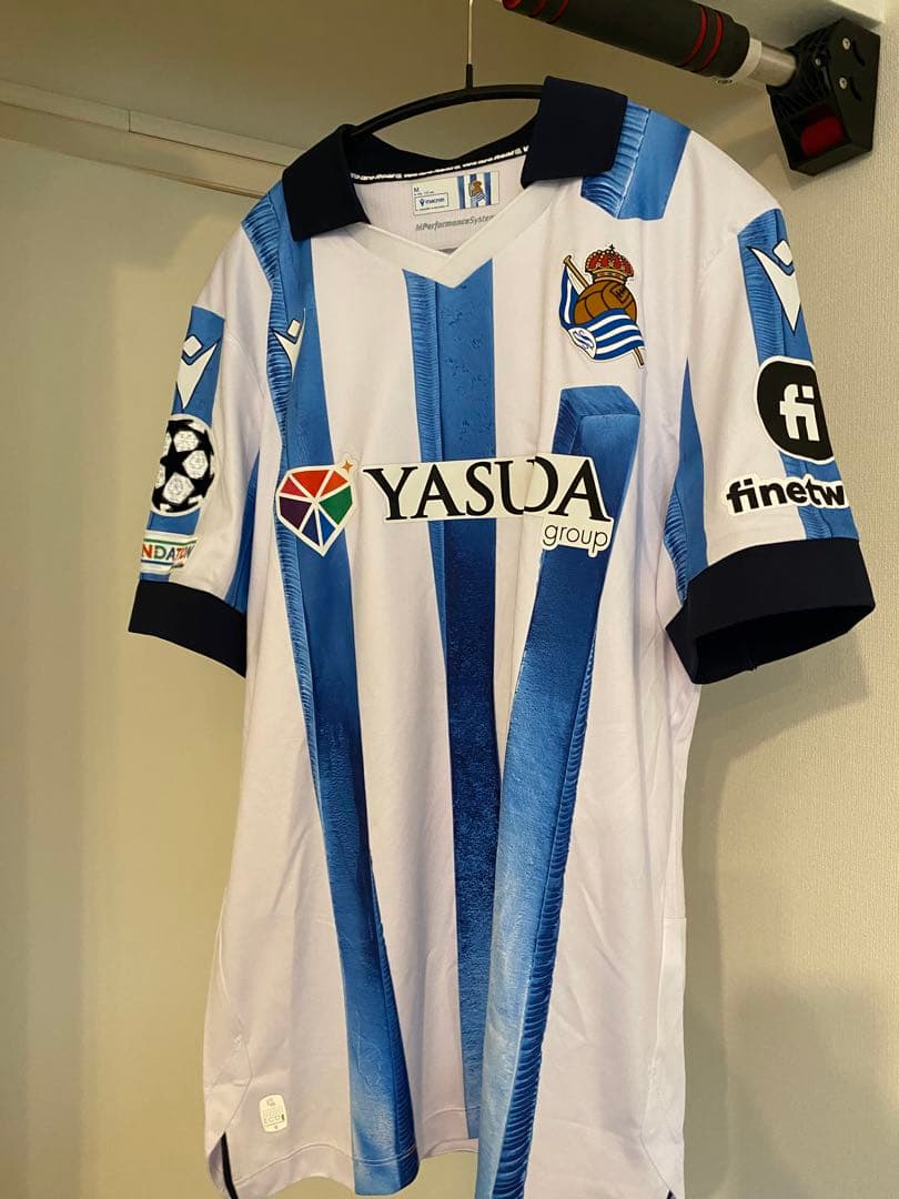 リアル・ソシエダ ホームジャージ 久保建英　チャンピオンズリーグ　現地購入