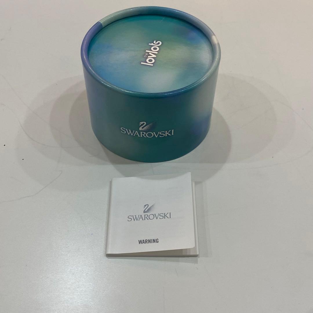 美品sh1178Swarovski スワロフスキークリスタルベア 置物