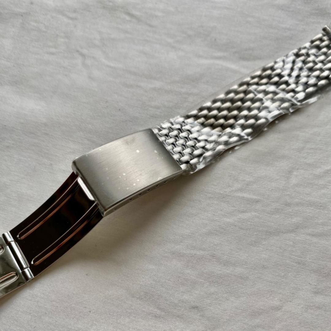 【未使用】Mr Beads 20mm 9連ライスブレス ステンレスバンド