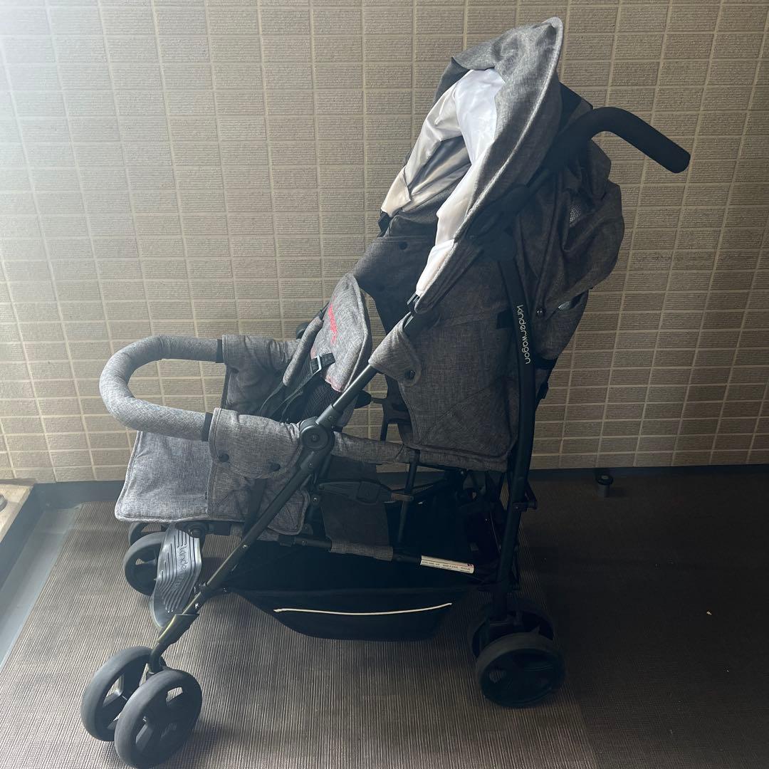 キンダーワゴン DUOシティHOP2 レインカバーなど付属品付き