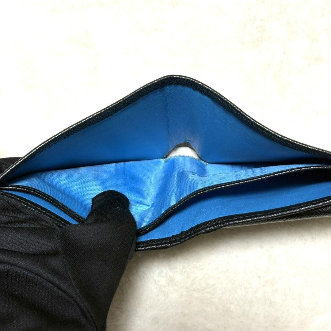 BVLGARI ブルガリブルガリ 二つ折り財布 コンパクト財布 ブラック