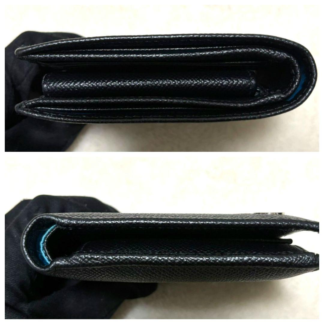 BVLGARI ブルガリブルガリ 二つ折り財布 コンパクト財布 ブラック