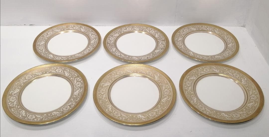 1【最高級】 希少 MINTON ミントン 24金 27cm 英国 大皿