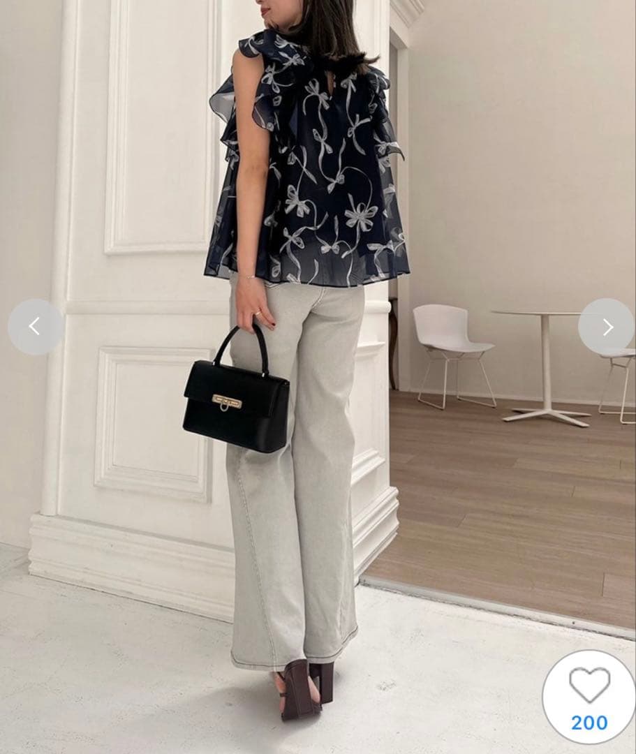 ♡新品未使用タグ付き♡ snidel ストレッチフレアデニムパンツ