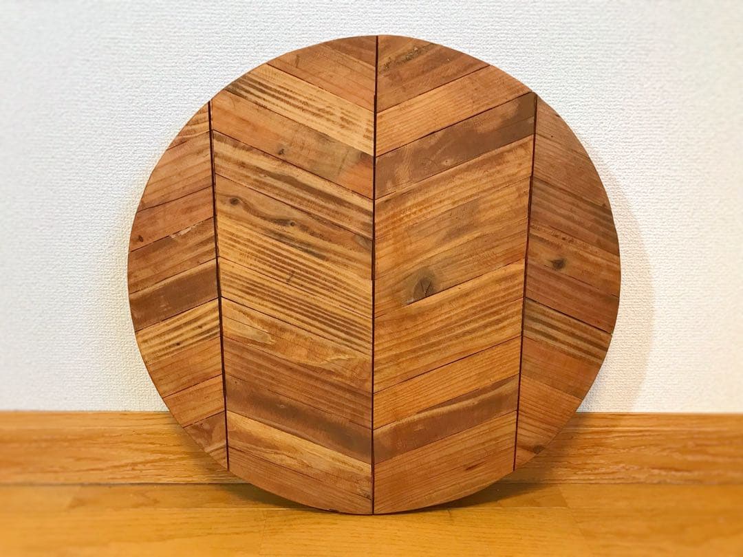 壁掛け☆ヘリンボーン☆ウッドシェルフ☆お洒落インテリア