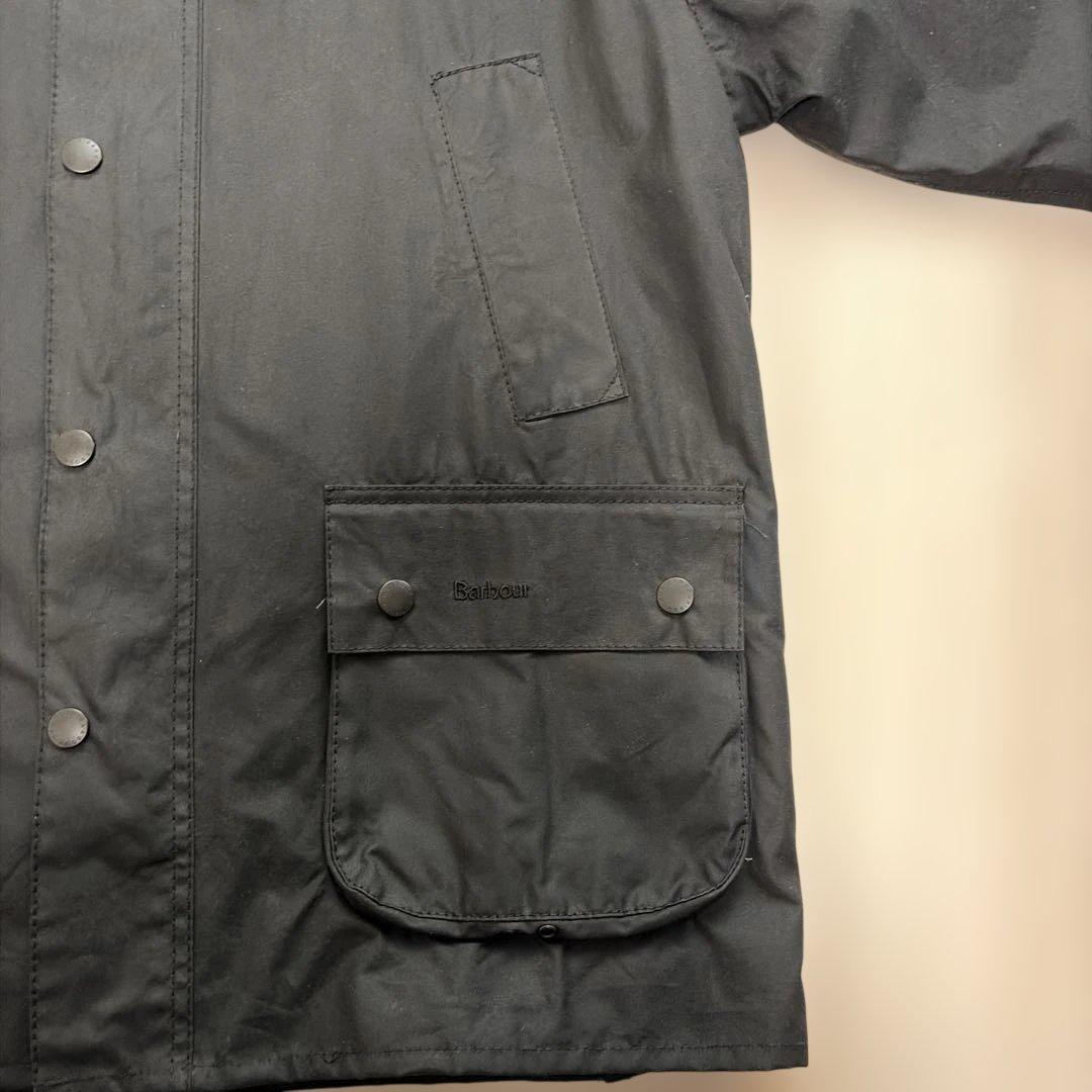 Barbour BEDALE ワックス コットン ブルゾン 42 ブラック