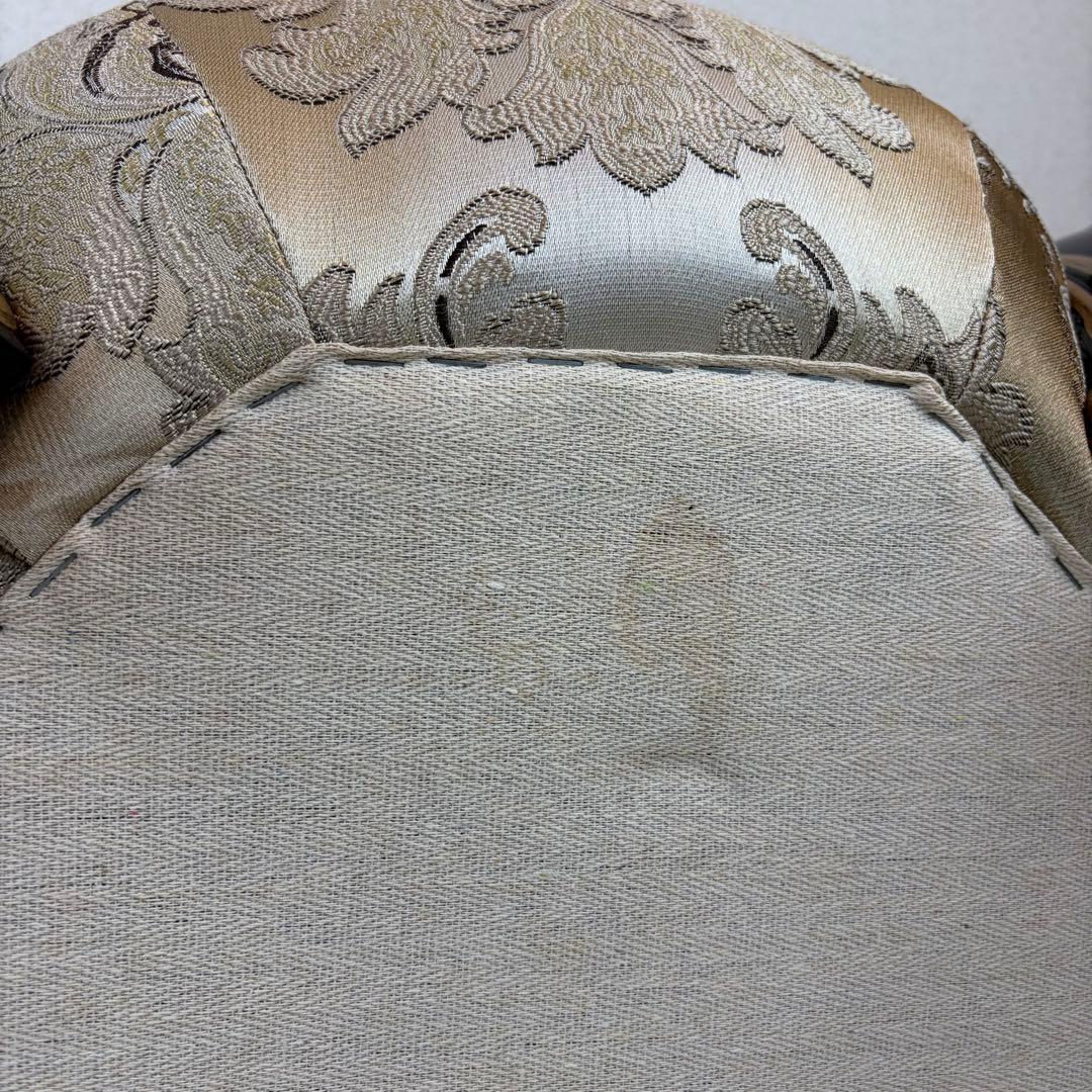 送料無料 アンティーク調チェア フットスツール 椅子 オットマン 猫脚 猫足