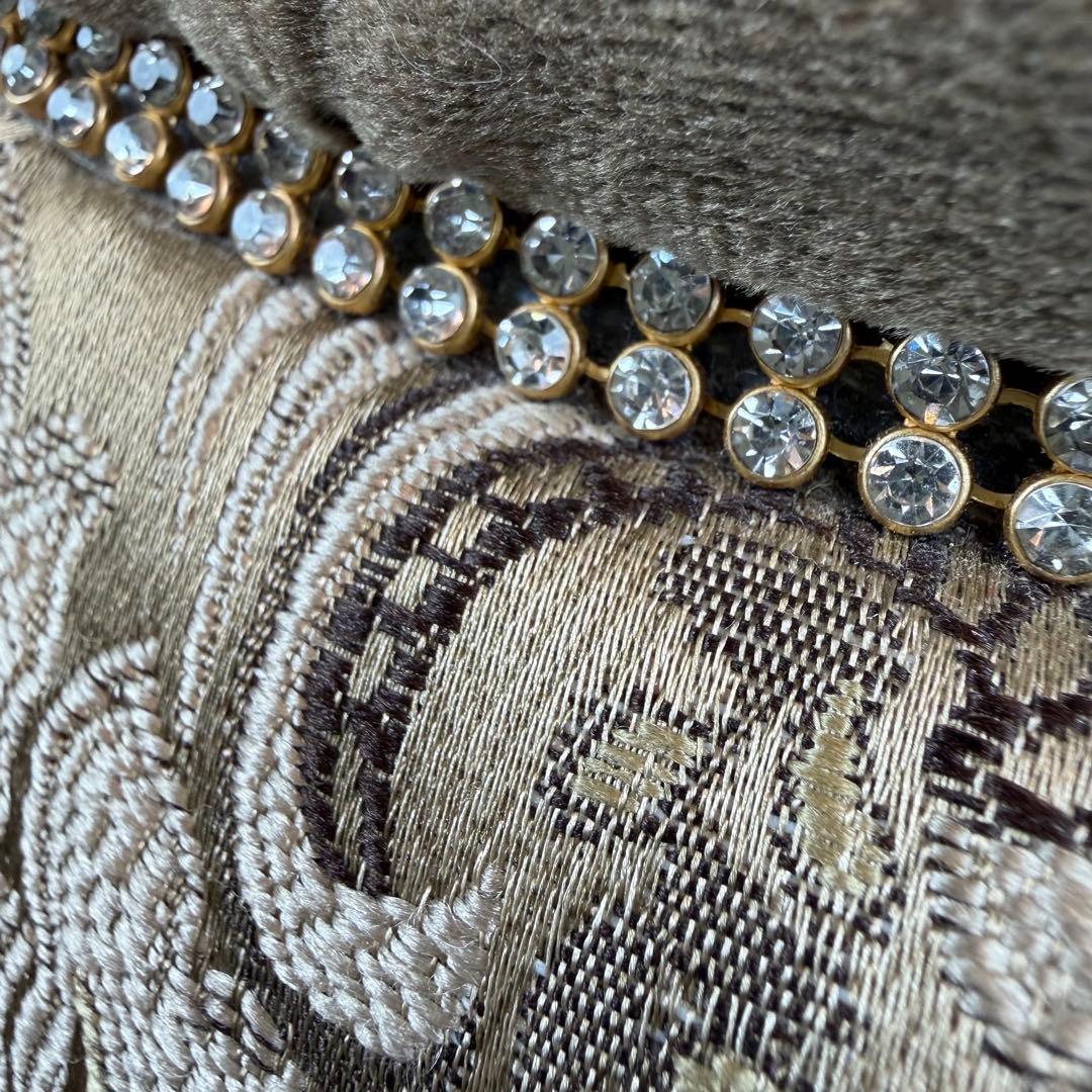 送料無料 アンティーク調チェア フットスツール 椅子 オットマン 猫脚 猫足