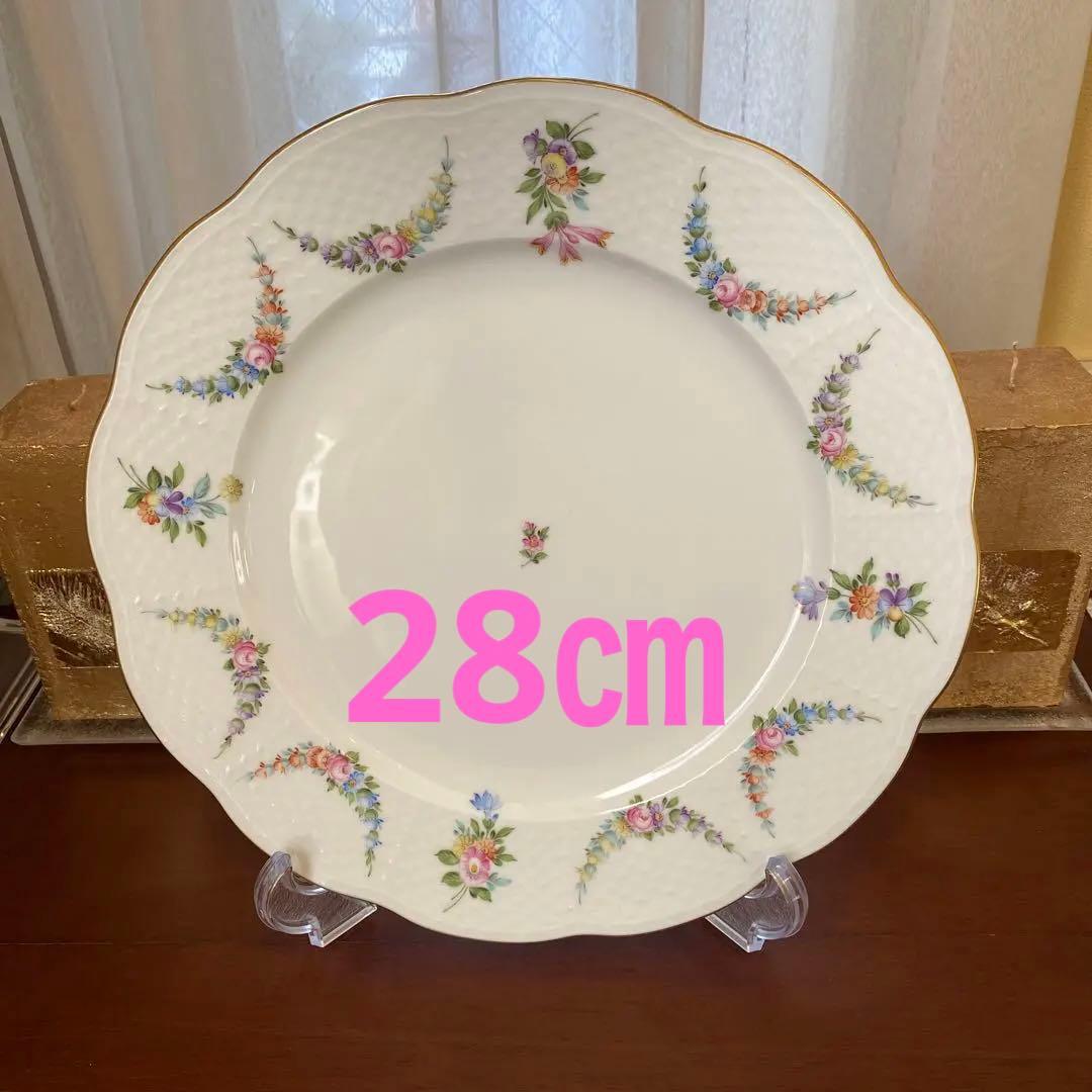 【稀少】ヘレンド　大皿　プレート　フラワーガーランド