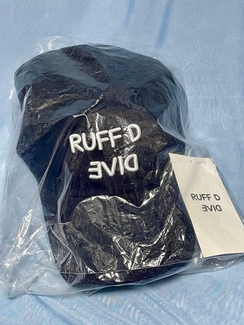 ☆韓国アパレル RUFF D DIVE キャップ 黒 ソイングク 完売品☆