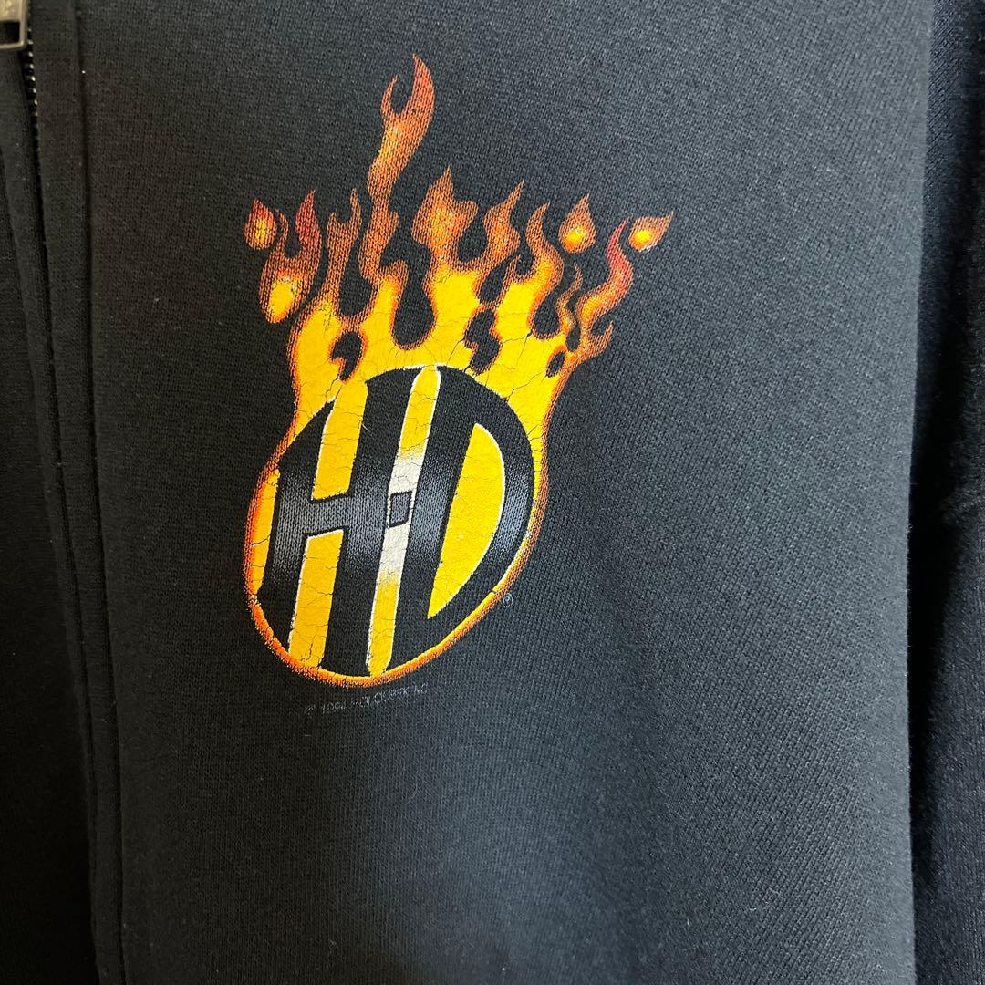 SANTEE XL フレイムデザイン パーカー　ハーレーダビッドソン希少