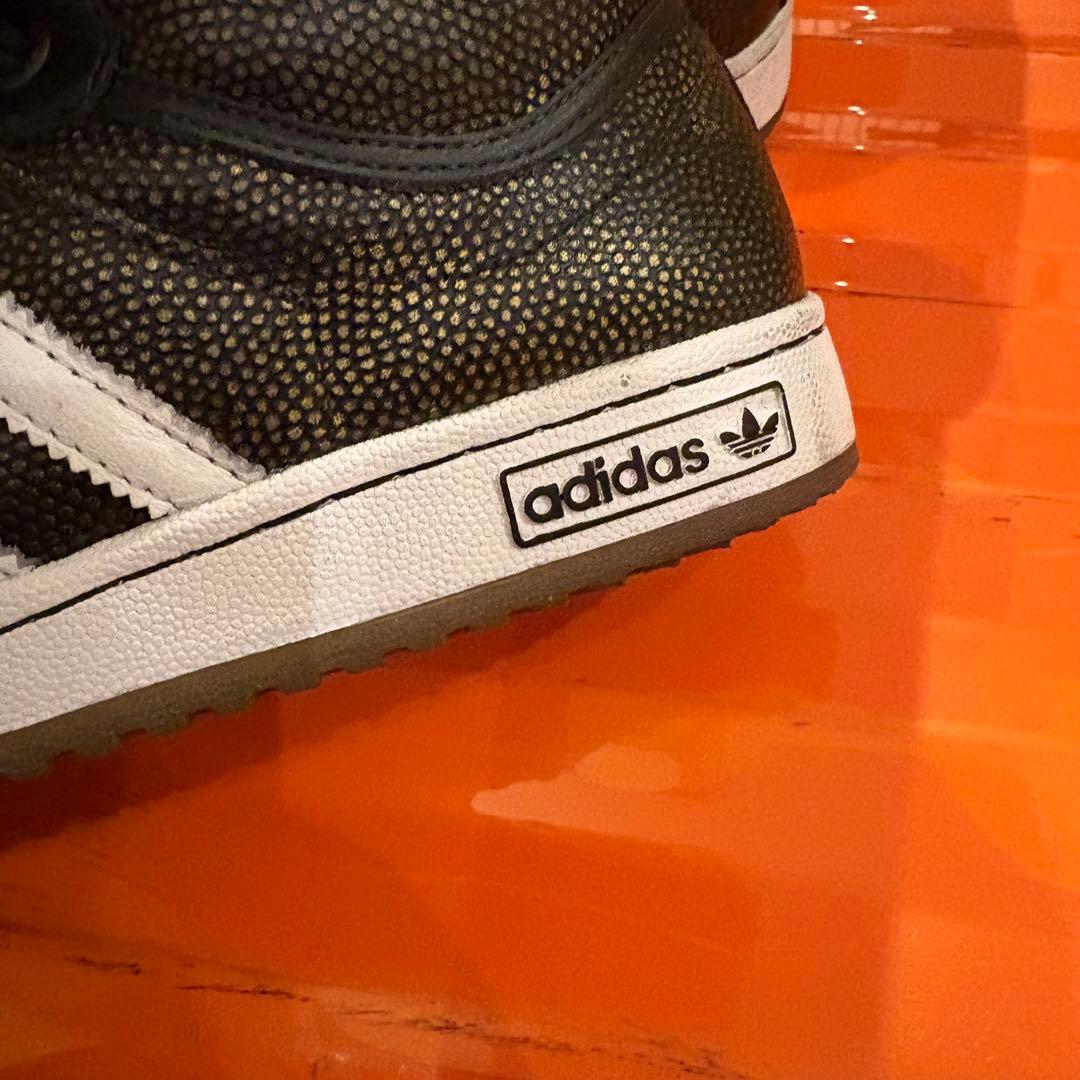 adidasx UNDEFEATED TOP TEN レザー ハイカット28.5