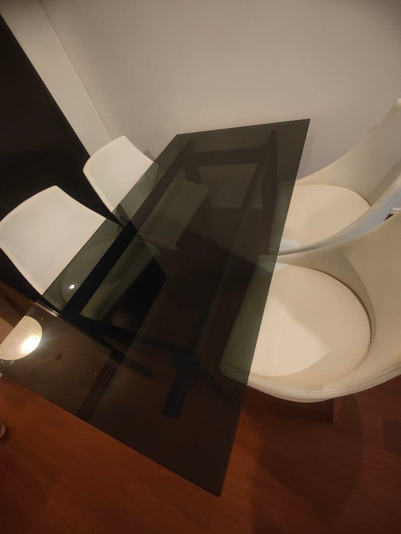 カッシーナ BLOOM 高級 ダイニングテーブル リビングテーブル ガラス天板