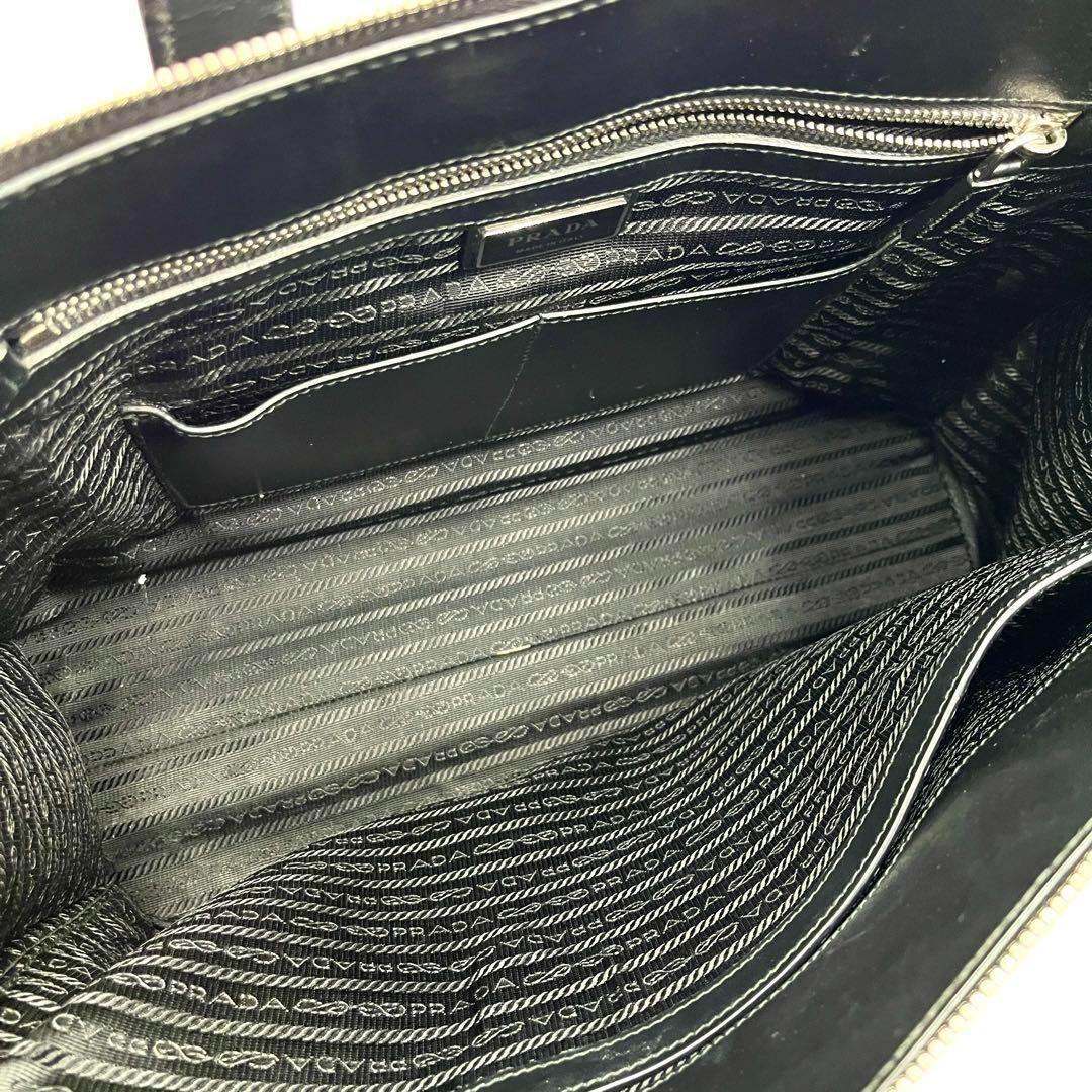 【現行/定価53万】プラダ トートバッグ ビジネスバッグ サフィアーノレザー 黒