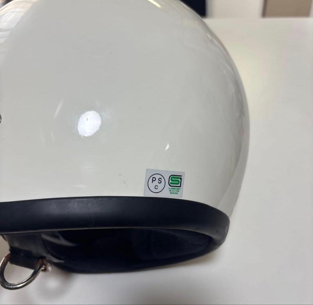 TT&CO 500-TX アイボリー ジェットヘルメット