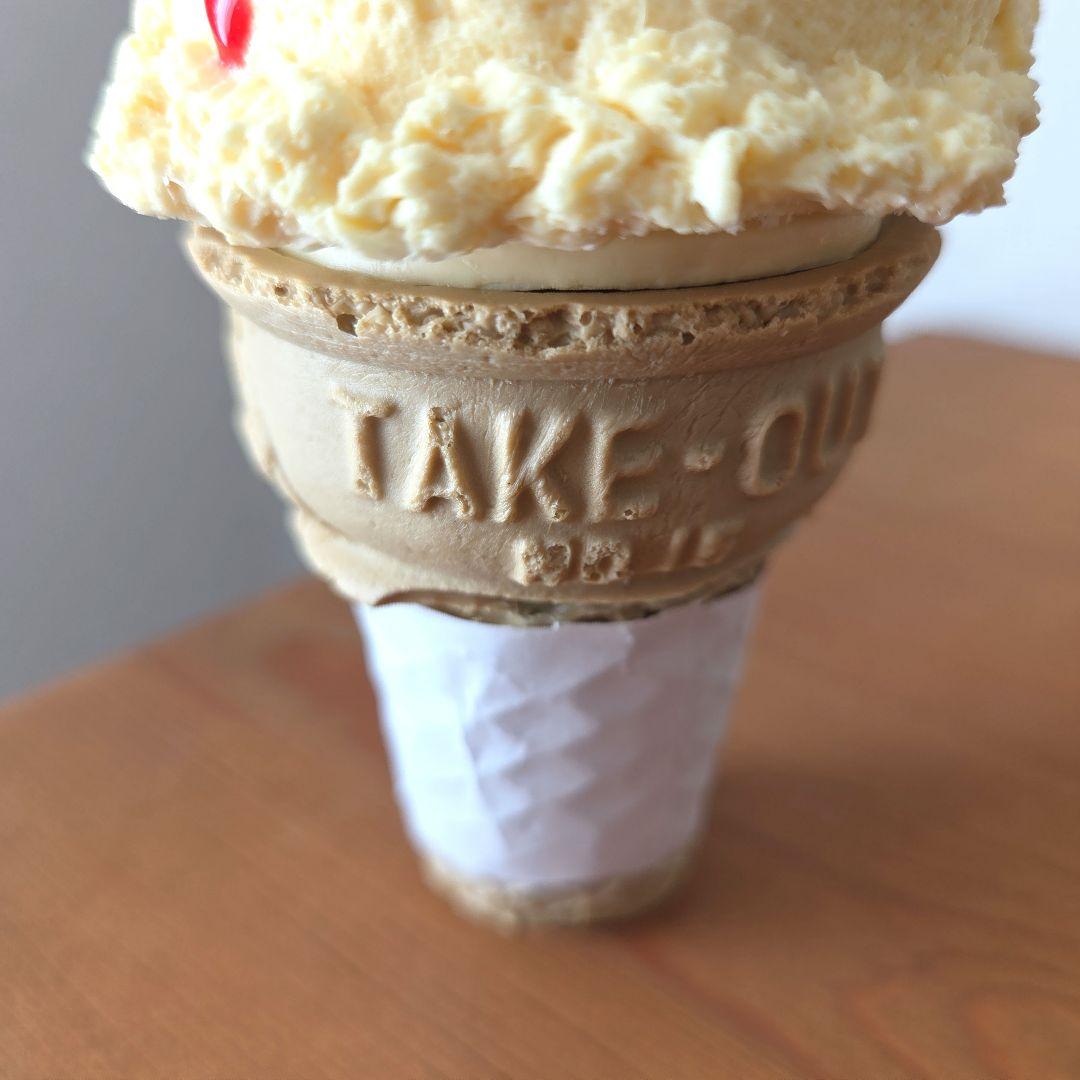 アイスクリームとキャンディー指輪のセット 食品サンプル フェイクスイーツ