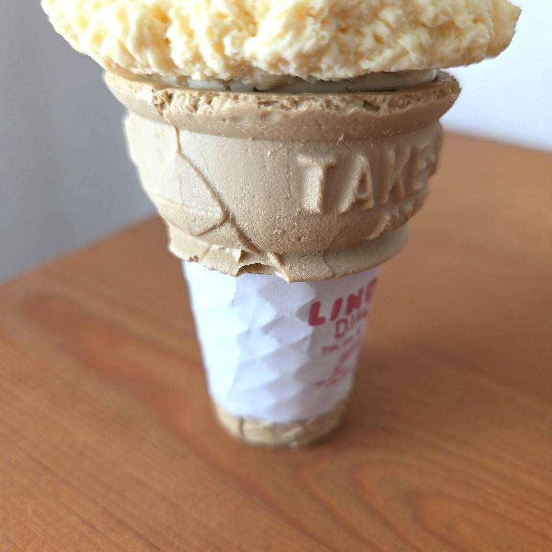 アイスクリームとキャンディー指輪のセット 食品サンプル フェイクスイーツ