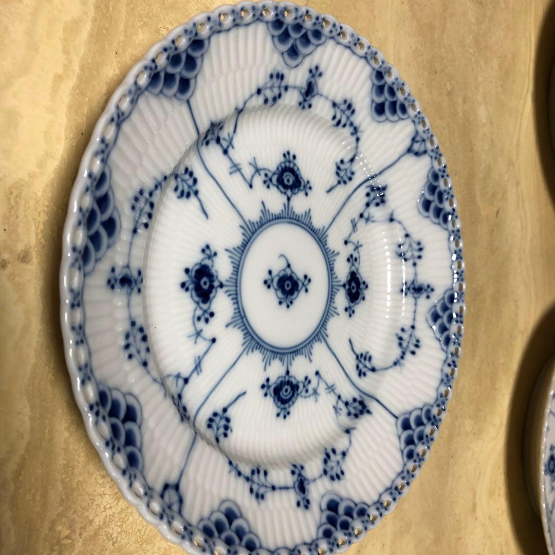 【値下げしました】ロイヤルコペンハーゲン　フルレース　19cmディナープレート